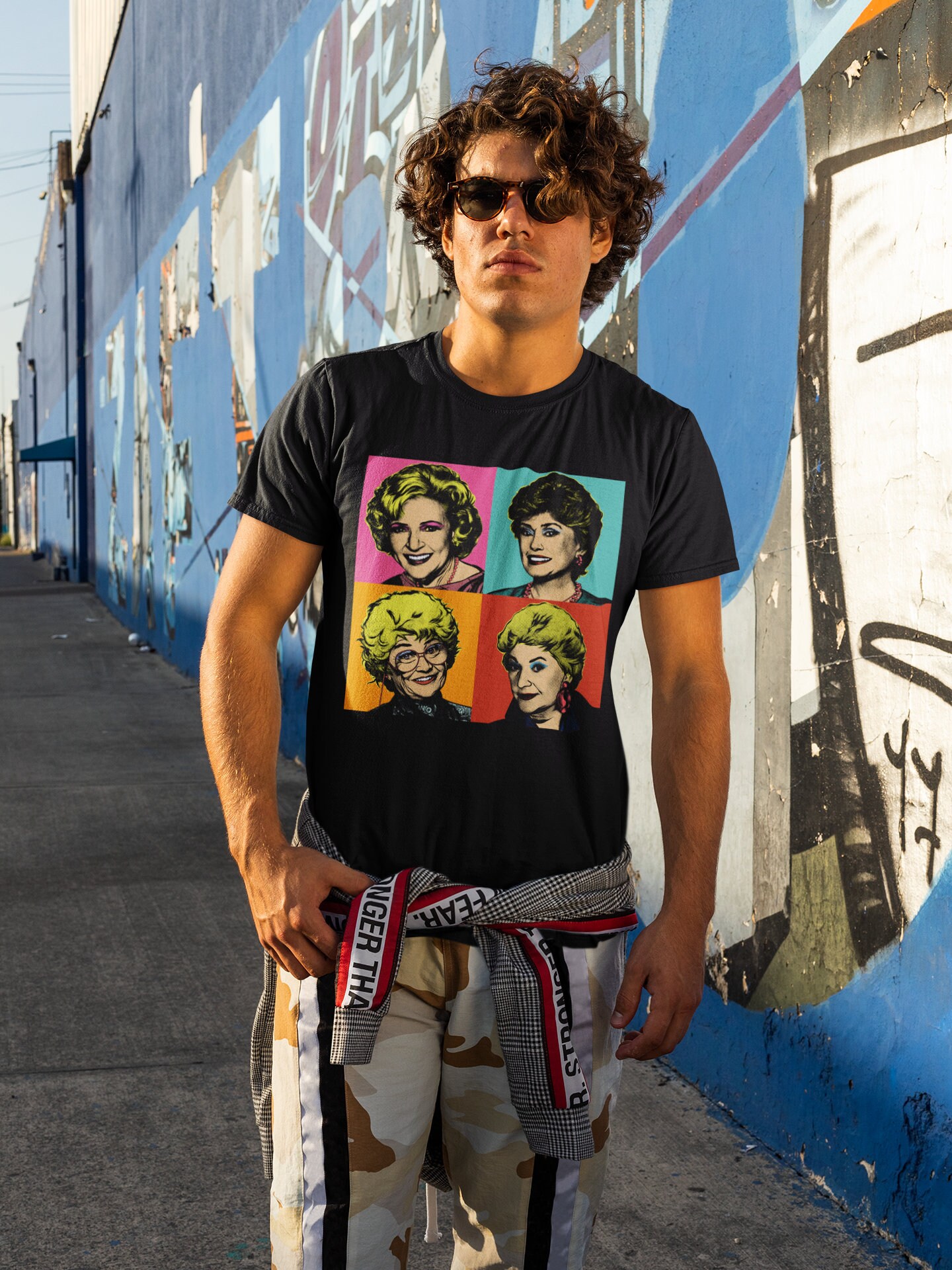 Golden Warhol Girls, how to style graphic tee