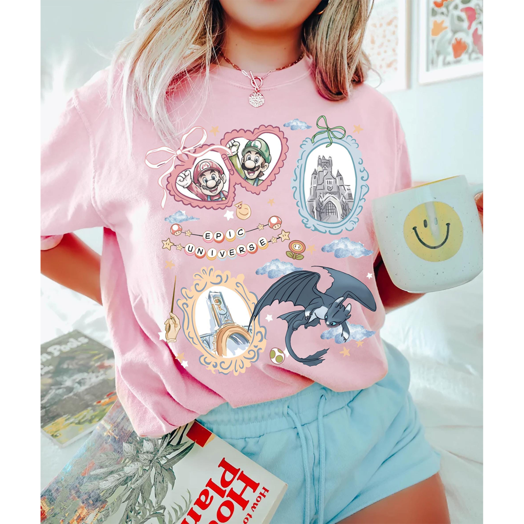 Epic Universe 2025 Family Park Trip T-shirt 2 ETS3009289 1